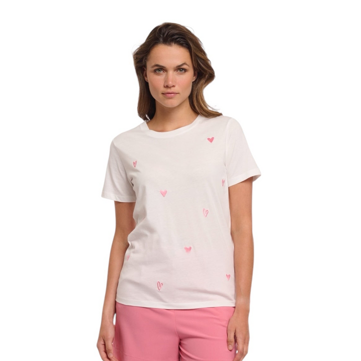 Rino & Pelle Drea Embroidered Top Snow White