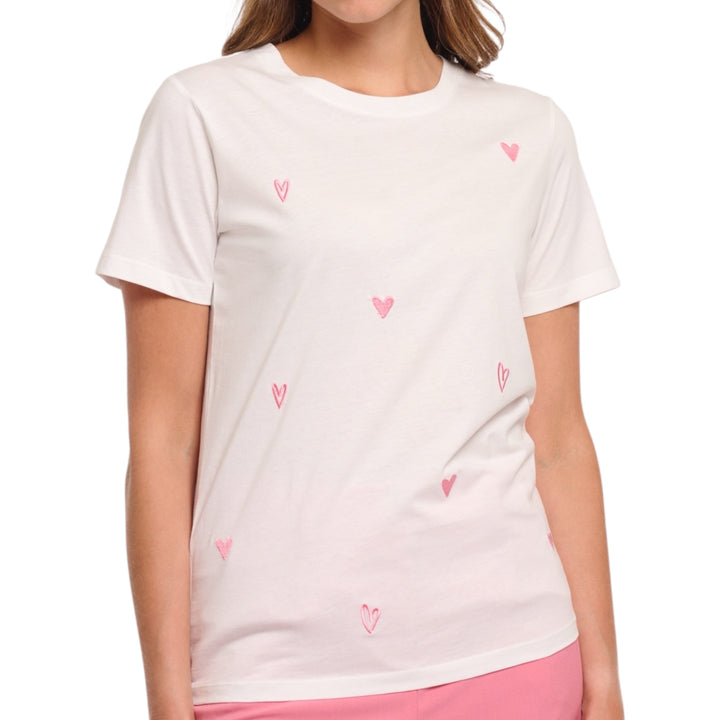 Rino & Pelle Drea Embroidered Top Snow White