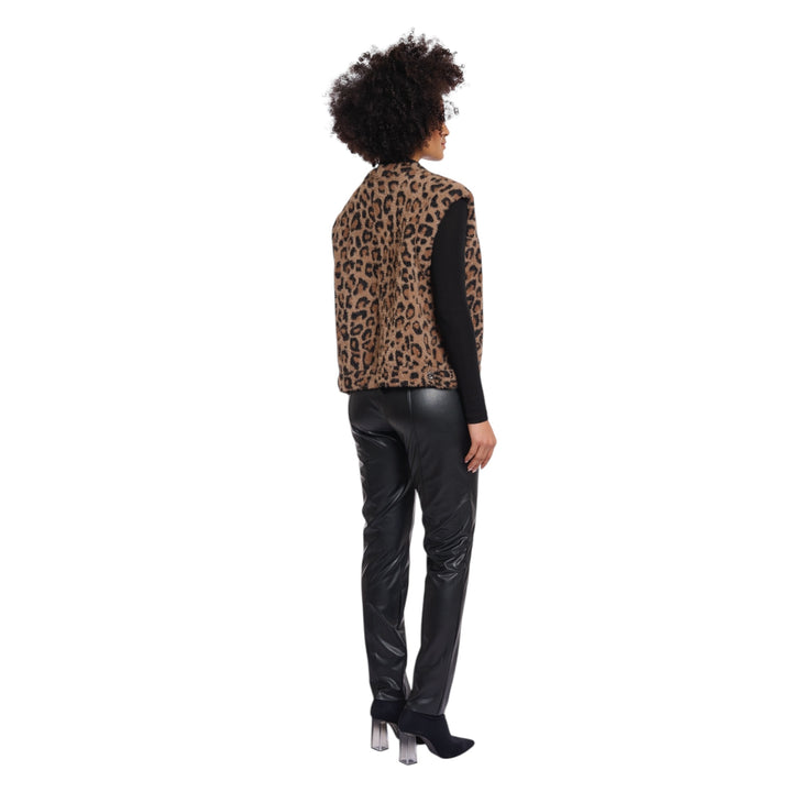 Rino & Pelle Elona Short Waistcoat Leopard