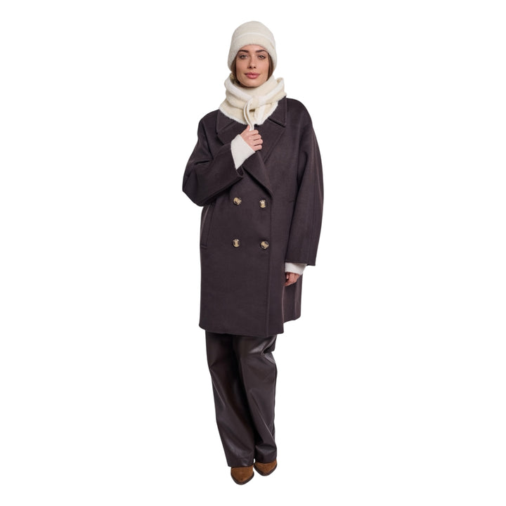 Rino & Pelle Heiko Triangle Scarf Birch Snow