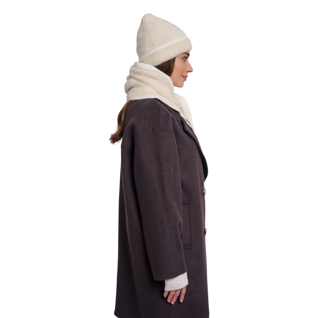 Rino & Pelle Heiko Triangle Scarf Birch Snow