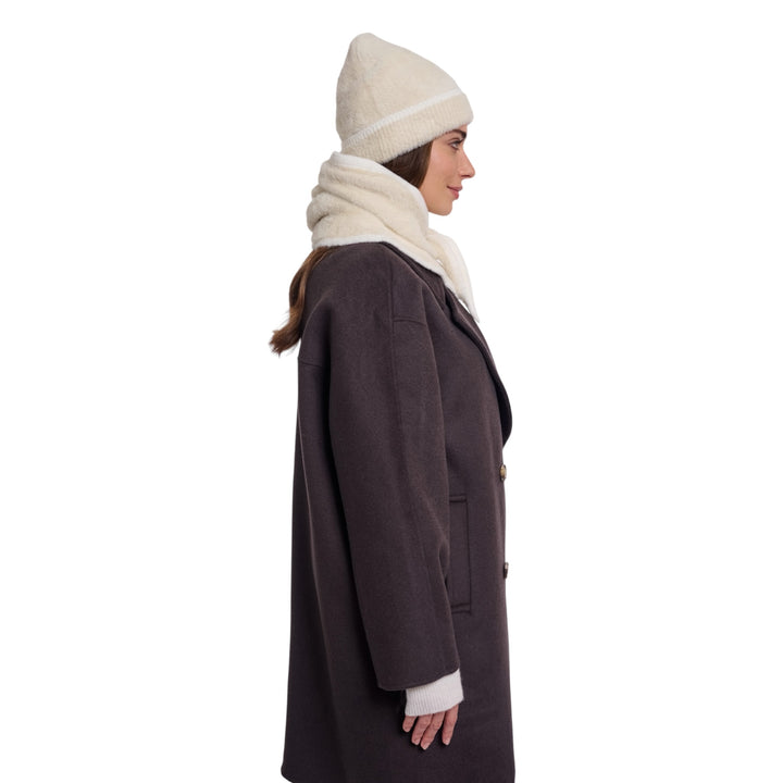 Rino & Pelle Heiko Triangle Scarf Birch Snow