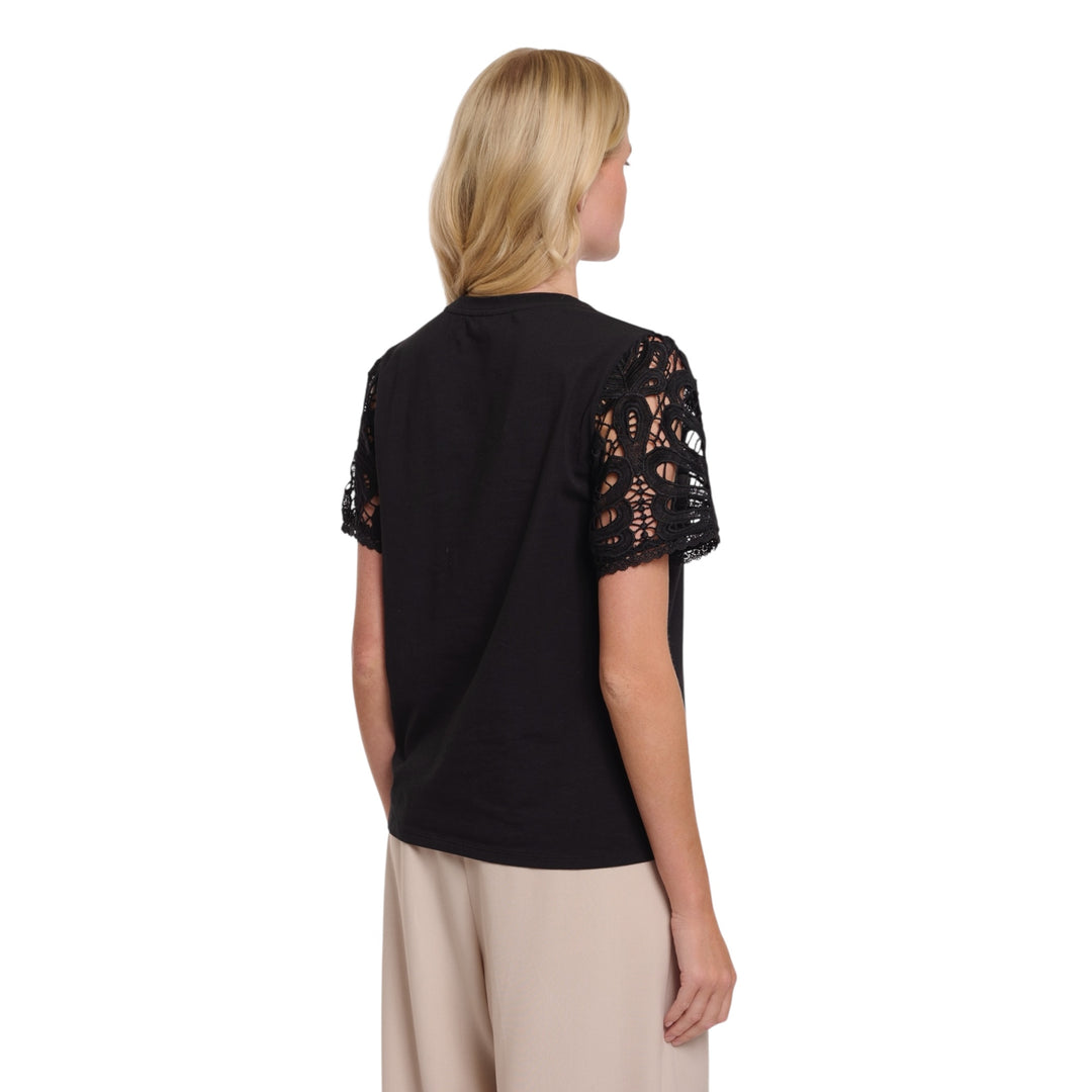 Rino & Pelle Joney Short Sleeve Top Black