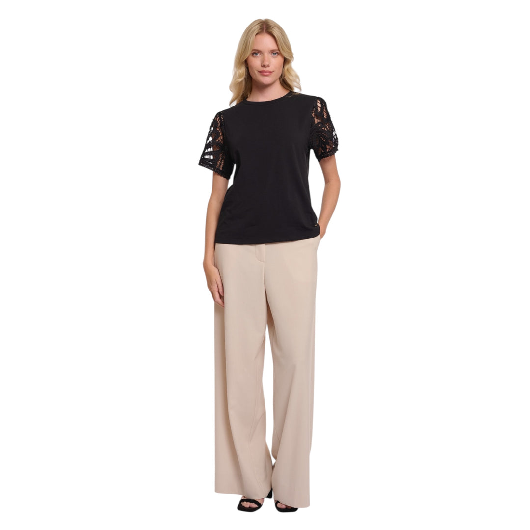Rino & Pelle Joney Short Sleeve Top Black
