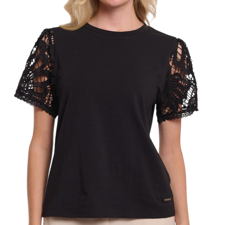 Rino & Pelle Joney Short Sleeve Top Black
