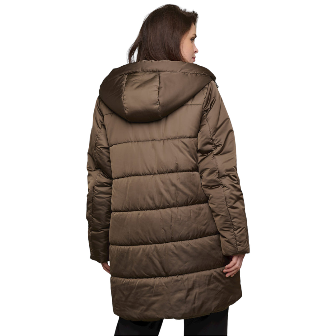 Rino-&-Pelle-Jouke-Padded-Coat-Taupe-Model-Image-Back-View