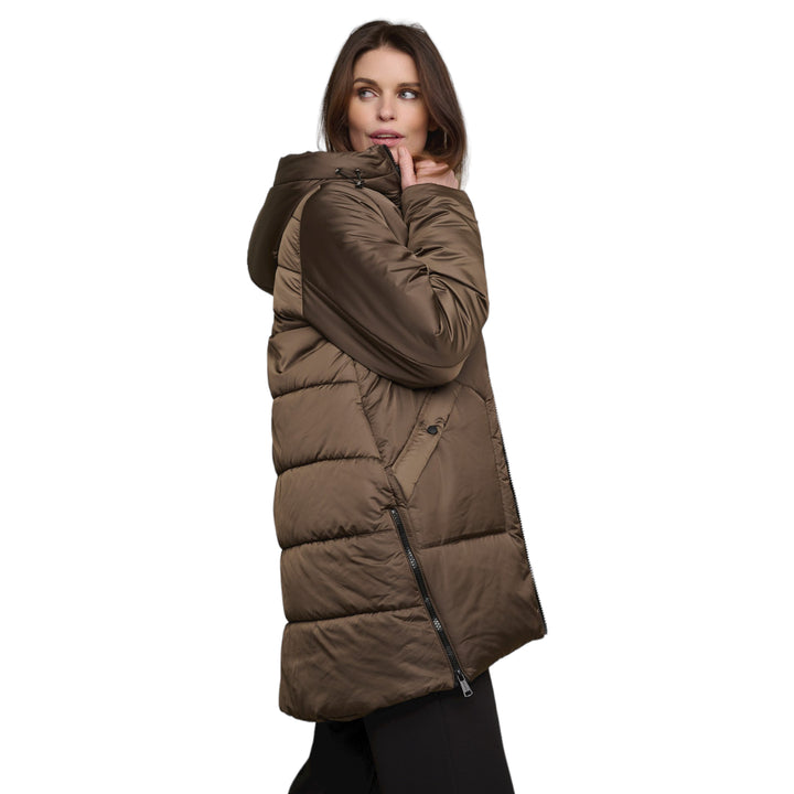 Rino-&-Pelle-Jouke-Padded-Coat-Taupe-Model-Image-Side-View