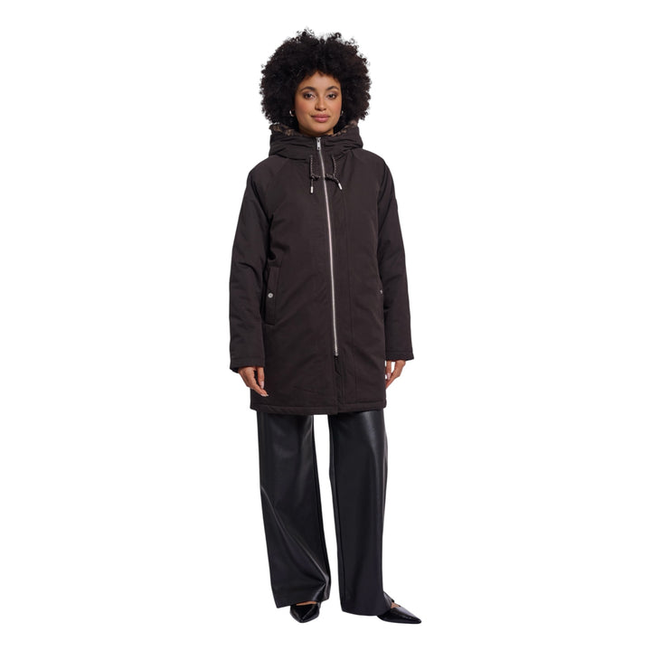 Rino & Pelle Lindy Parka Peated and Brown Leopard