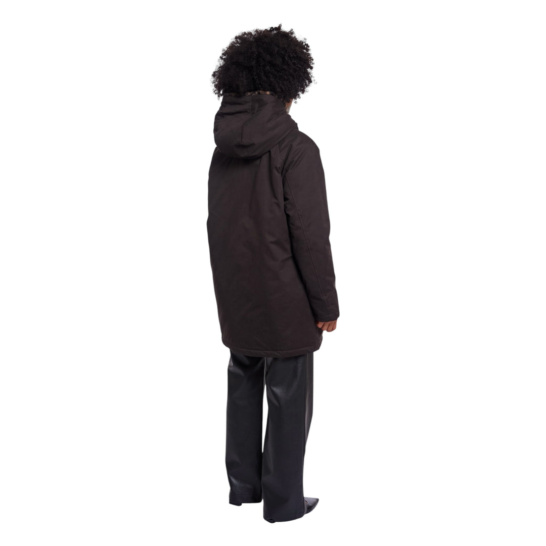 Rino & Pelle Lindy Parka Peated and Brown Leopard