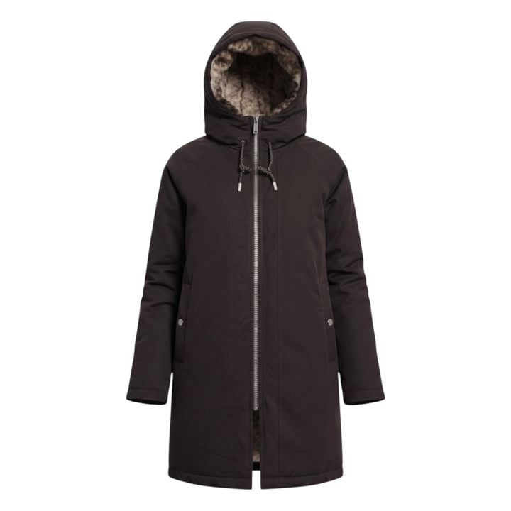 Rino & Pelle Lindy Parka Peated and Brown Leopard