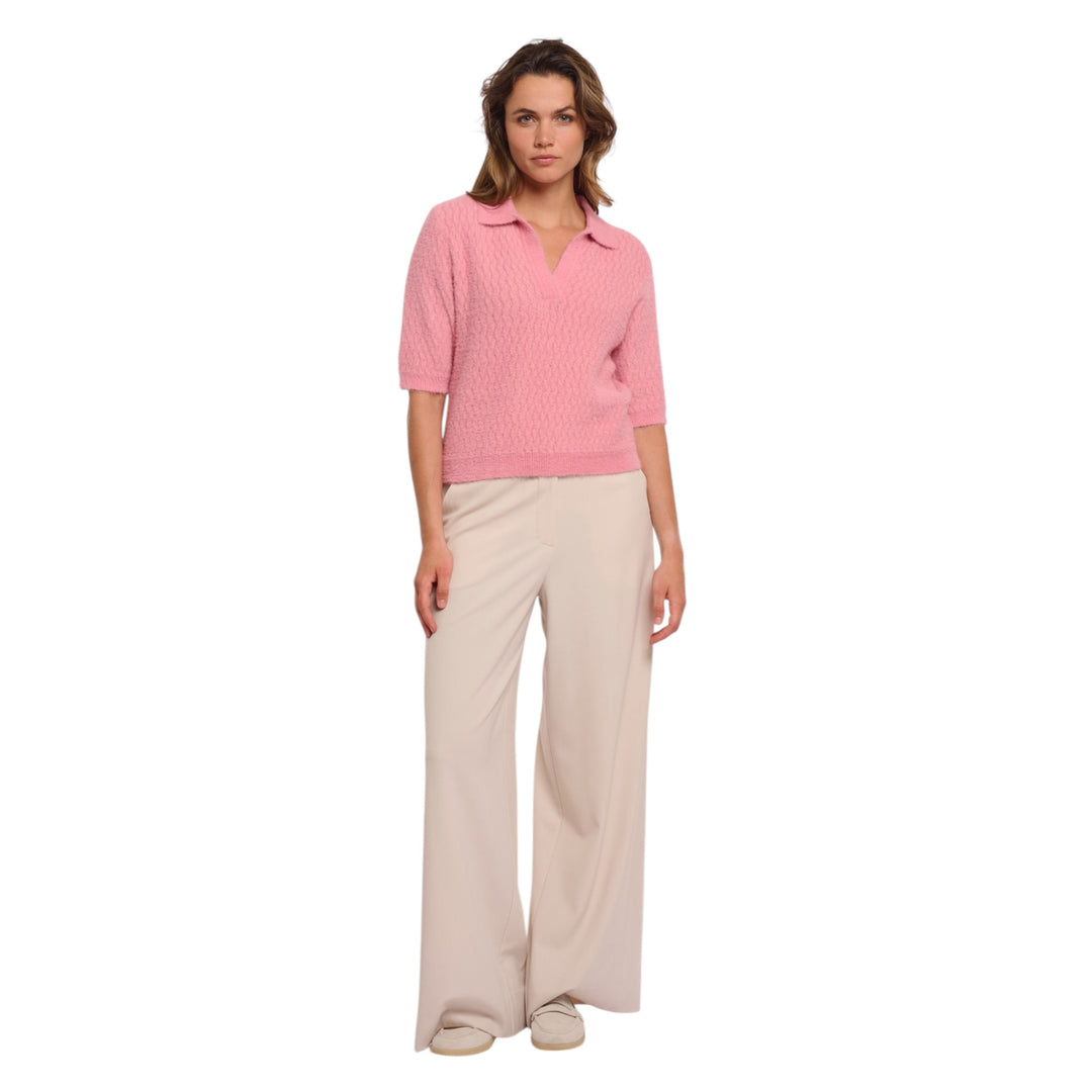 Rino & Pelle Moisa Open Neck Top Confetti Pink