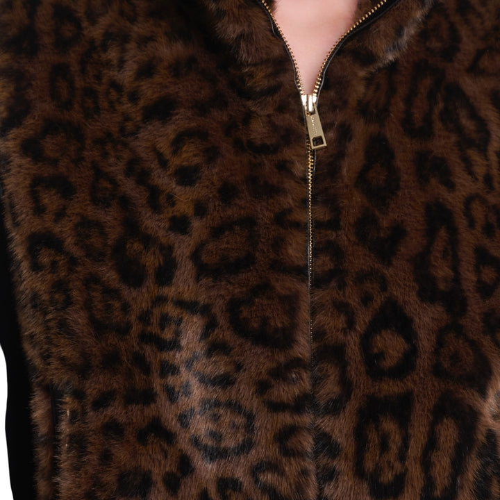 Rino & Pelle Nikki Short Waistcoat Leopard