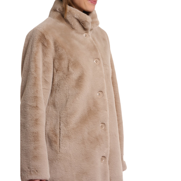 Rino & Pelle Nonna Faux Fur Coat Oat