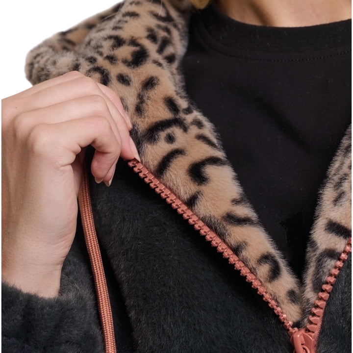 Rino & Pelle Ori Faux fur Jacket with Hood Urban Teal