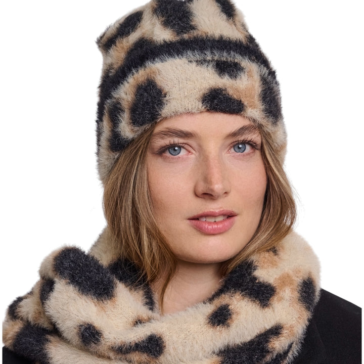 Rino & Pelle Raaza Beanie Hat Leopard