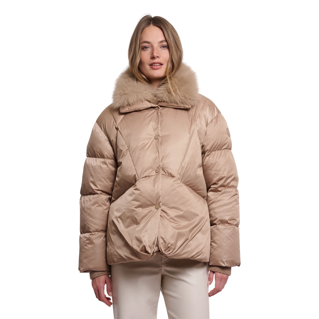 Rino & Pelle Sigi Double Layer Padded Coat Light Toast