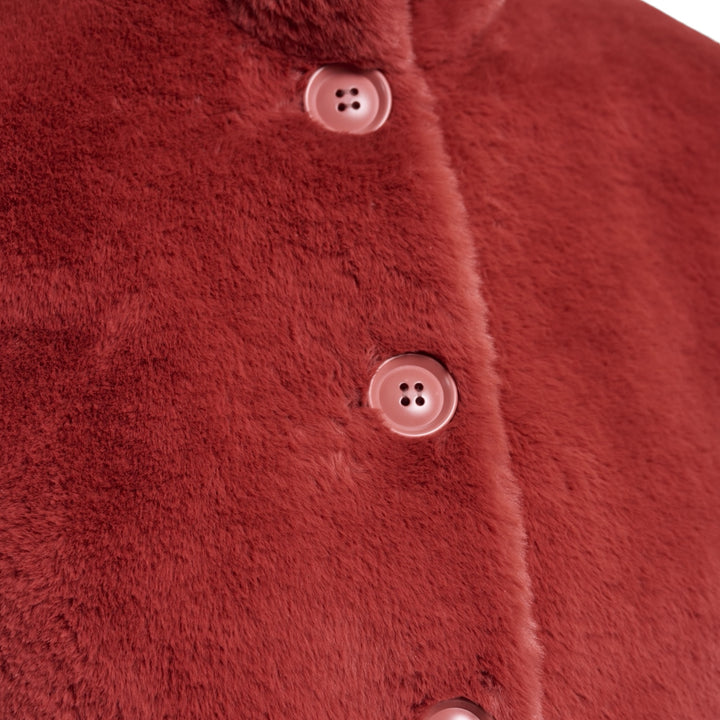 Rino & Pelle Vie Faux Fur Jacket Antique Rouge
