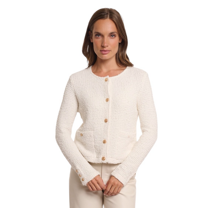 Rino & Pelle Yamin Knitted Cardigan Snow White