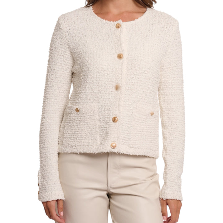 Rino & Pelle Yamin Knitted Cardigan Snow White