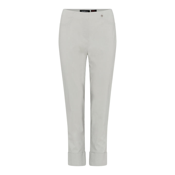 Robell-Bella-09-68cm-Trouser-Cream-Front