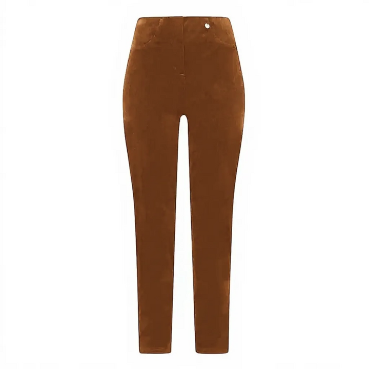 Robell Bella 73cm Cord Trousers Tobacco