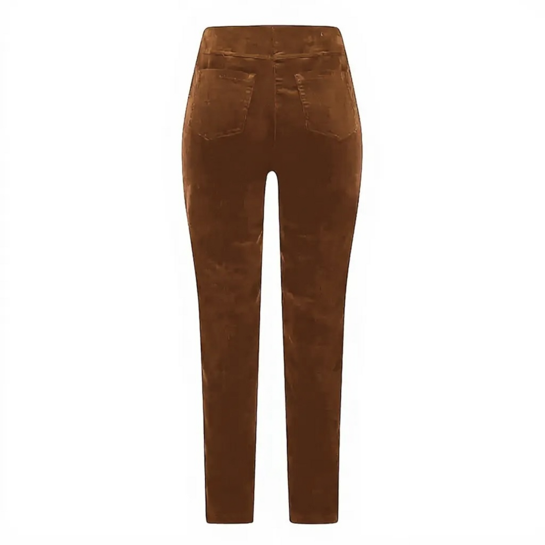 Robell Bella 73cm Cord Trousers Tobacco