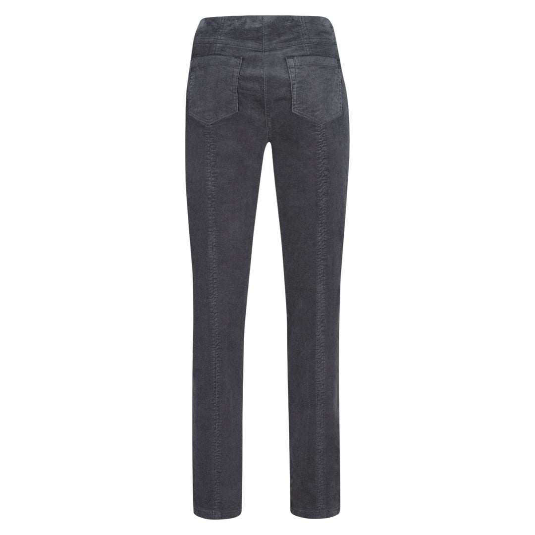 Robell Bella 78cm Cord Trousers Charcoal