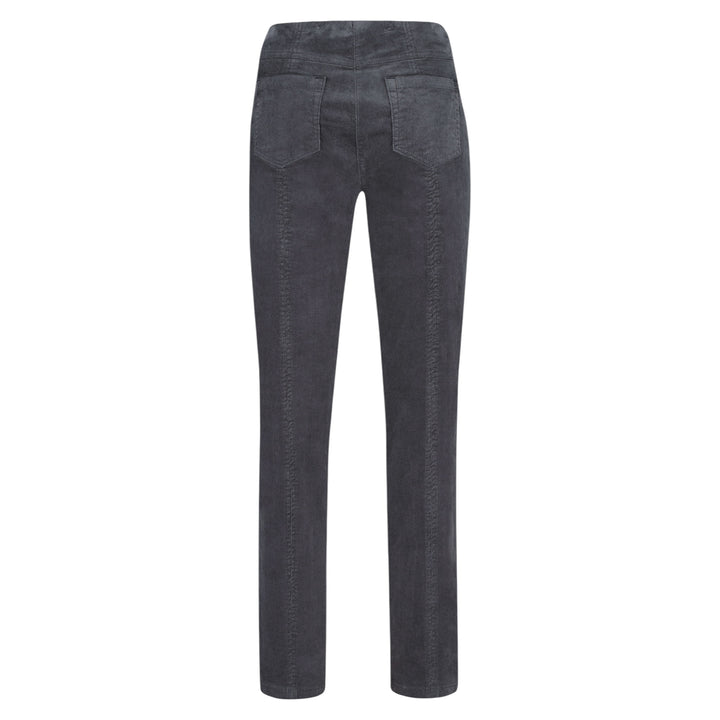 Robell Bella 78cm Cord Trousers Charcoal