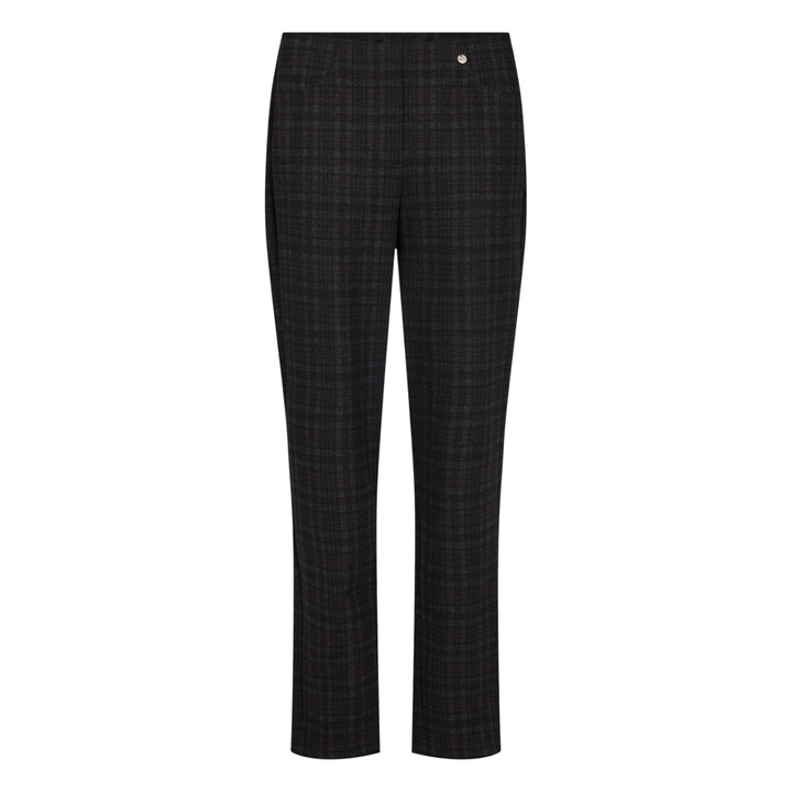 Robell Bella 78cm Trouser Grey Check