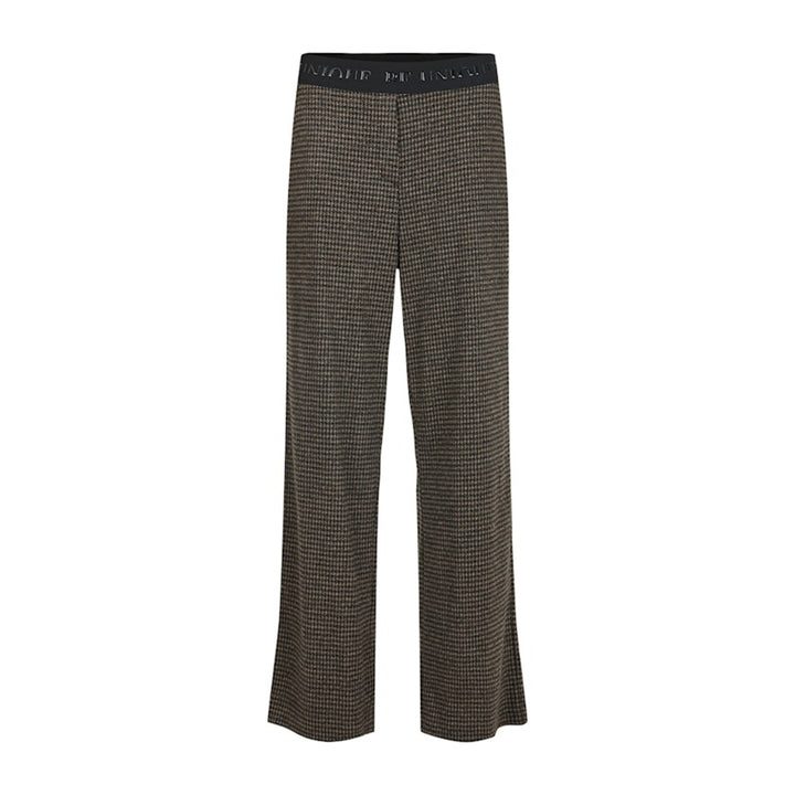 Robell Britt 80cm Trouser Dark Brown Check