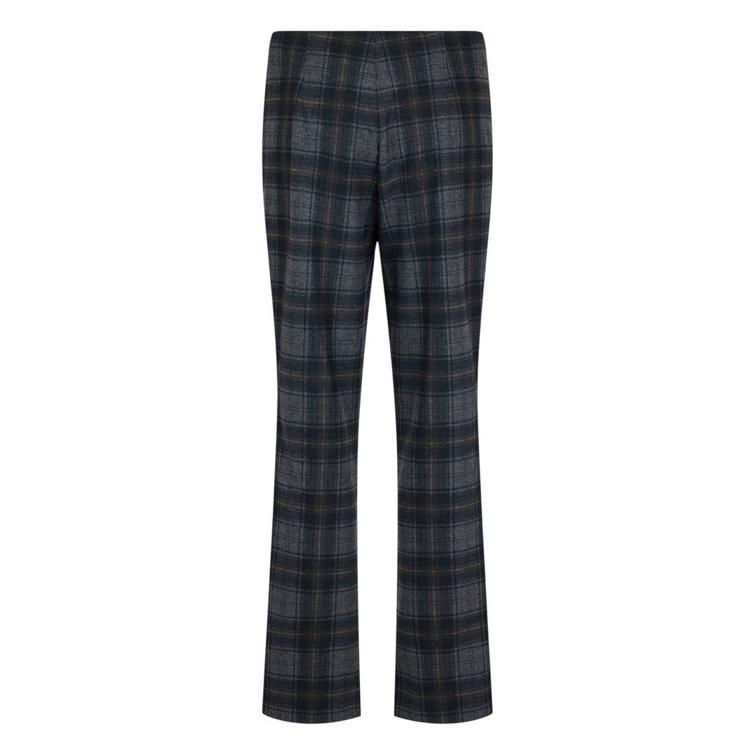 Robell Jacklyn 78cm Trousers Navy Check