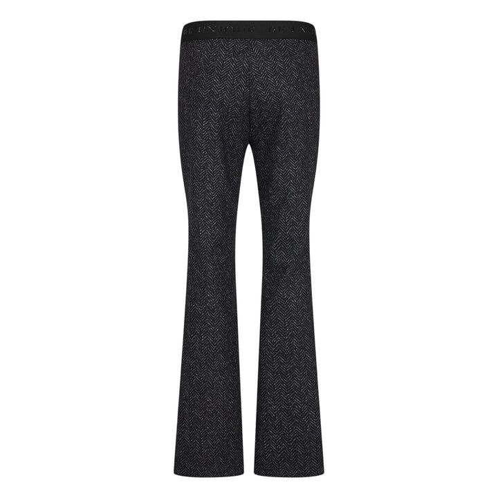 Robell Joella 82cm Trousers Black Herringbone