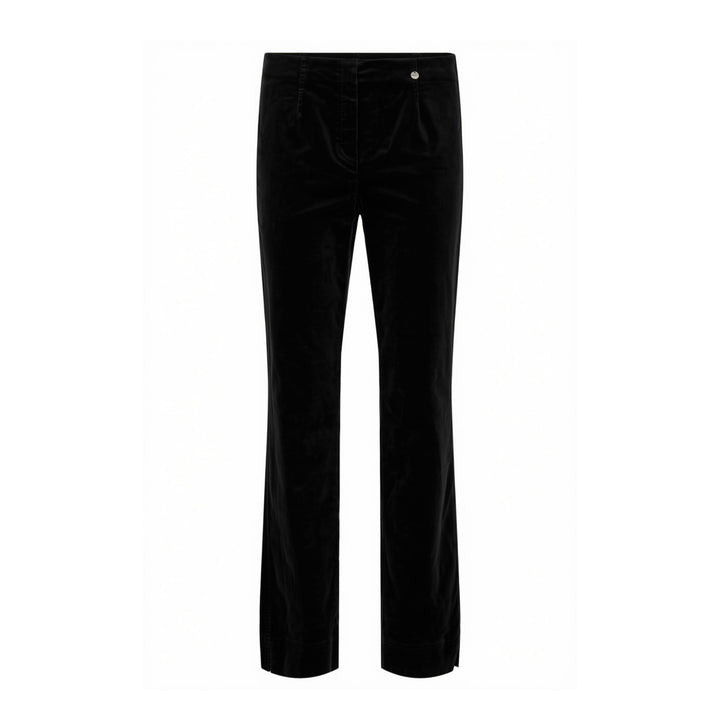 Robell Marie 73cm Full Length Cord Trouser Black