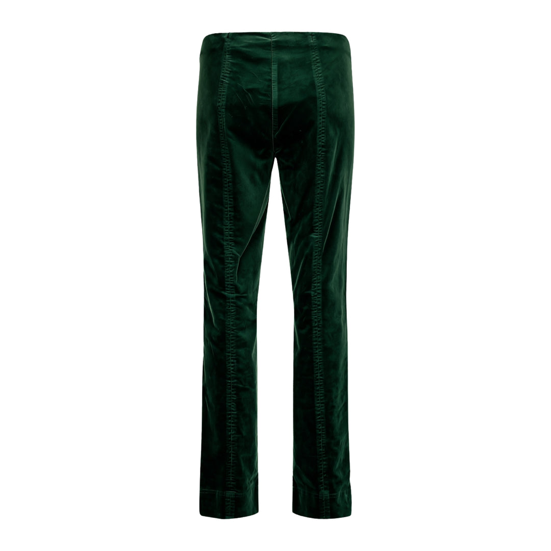 Robell Marie 73cm Full Length Cord Trouser Bottle Green
