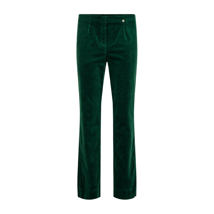 Robell Marie 73cm Full Length Cord Trouser Bottle Green