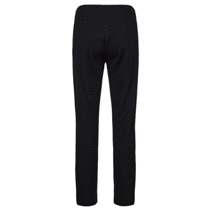 Robell Mimi Jacquard Trousers Black