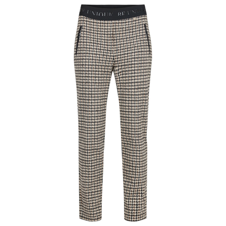 Robell Nelly Trousers Taupe Check