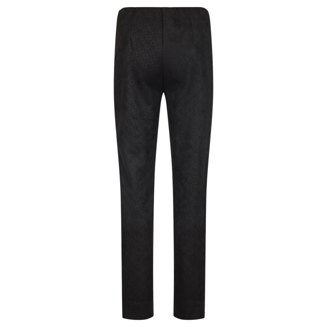 Robell Rose 78cm Jacquard Trousers Black