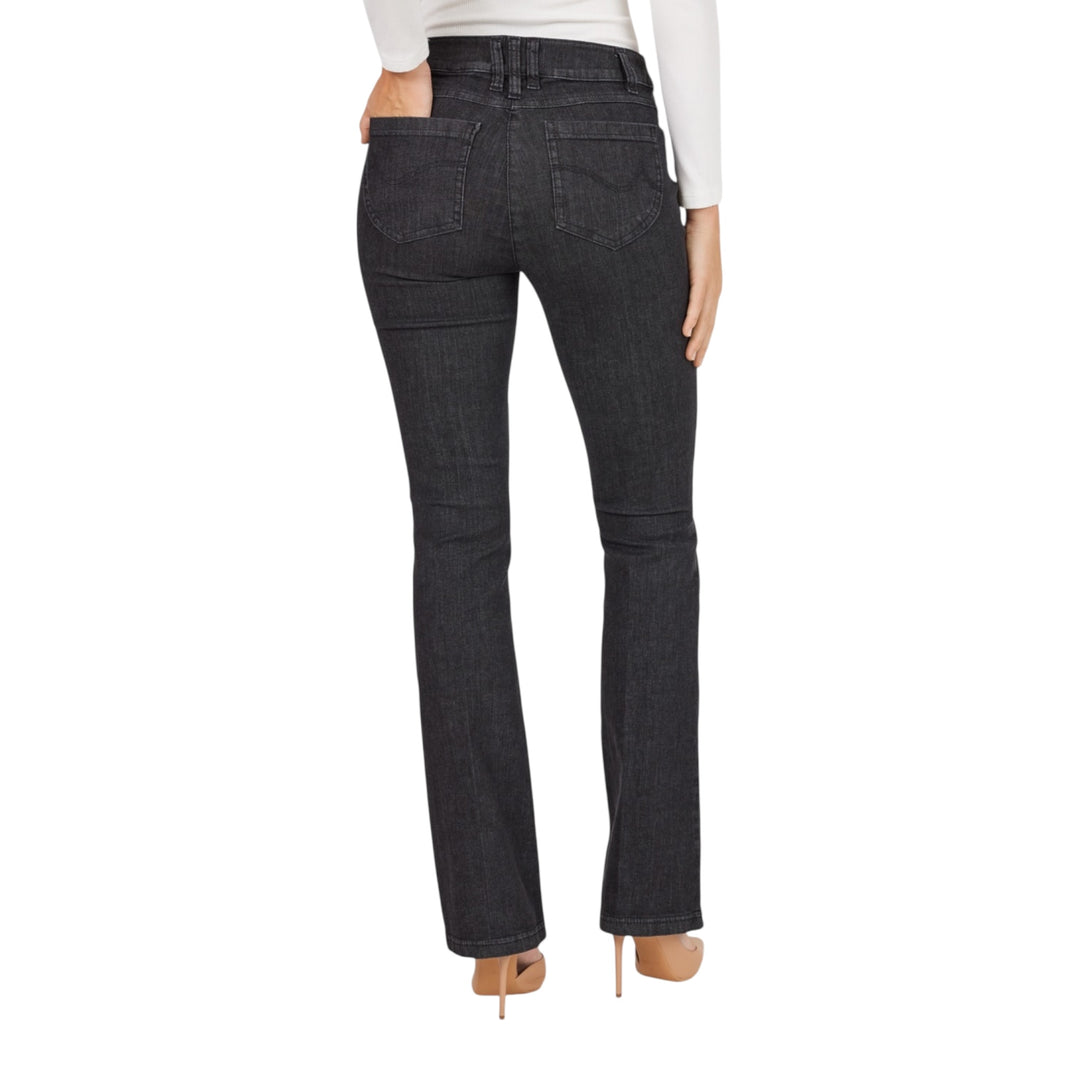 Robell Joella Bootleg Jeans Washed Black