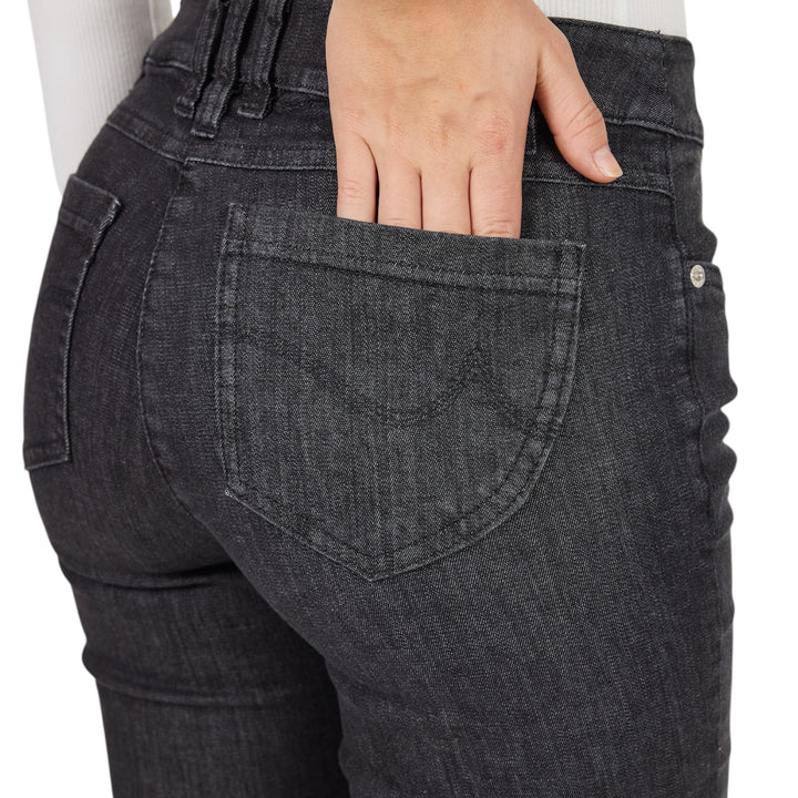 Robell Joella Bootleg Jeans Washed Black