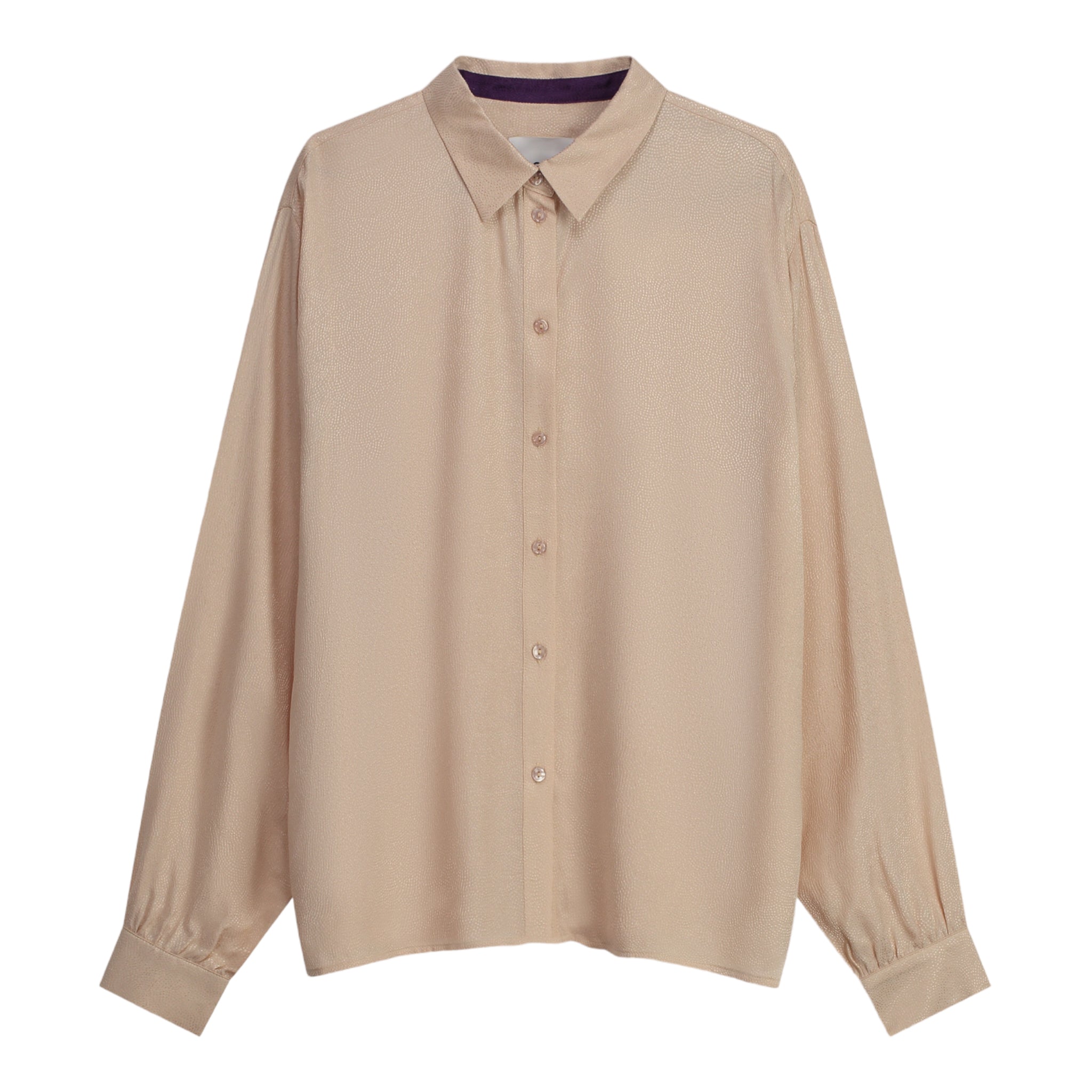 POM-Amsterdam-Milly-Smokey-Sand-Blouse-Product-Image-Front-View