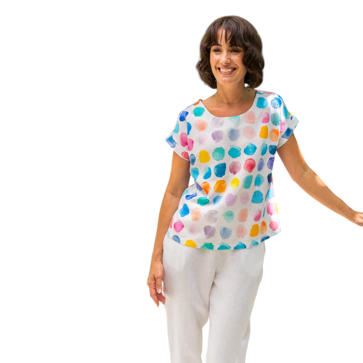 See Saw Button Back Top Palette