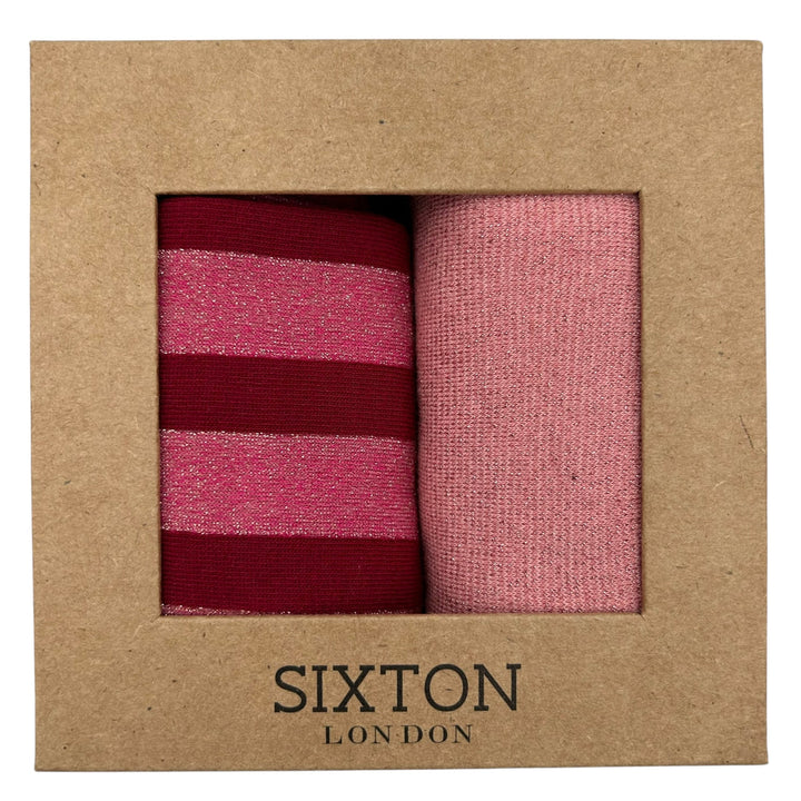 Sixton London Red Berlin & Tokyo Sock Box Duo