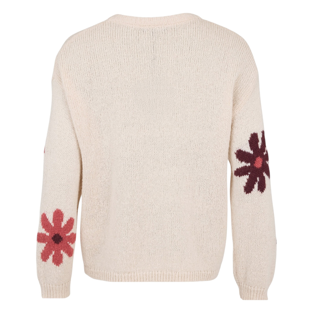 Sunday Flower Pullover Champagne Melange Combo