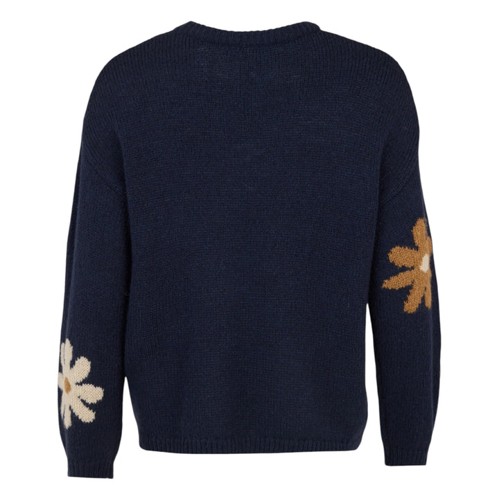 Sunday Flower Pullover Maritime Blue Combo