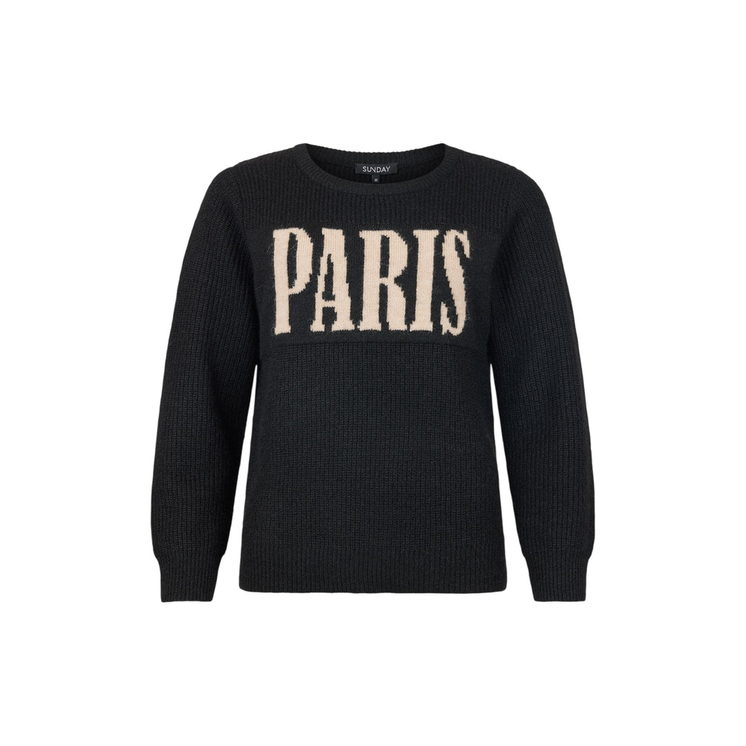 Sunday Paris Sweater Black