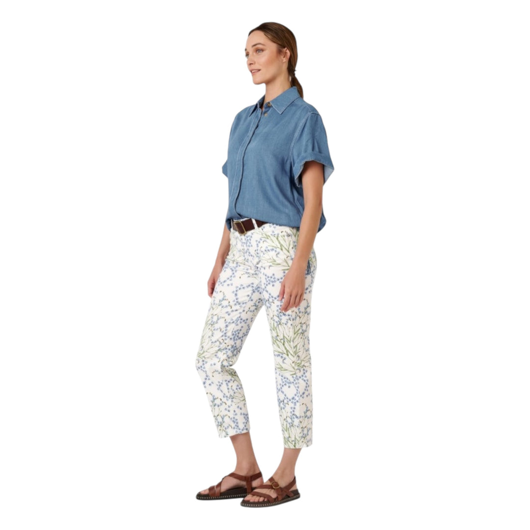 TONI Ella Cropped Jean Sky Blue