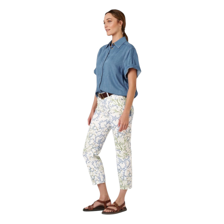 TONI Ella Cropped Jean Sky Blue
