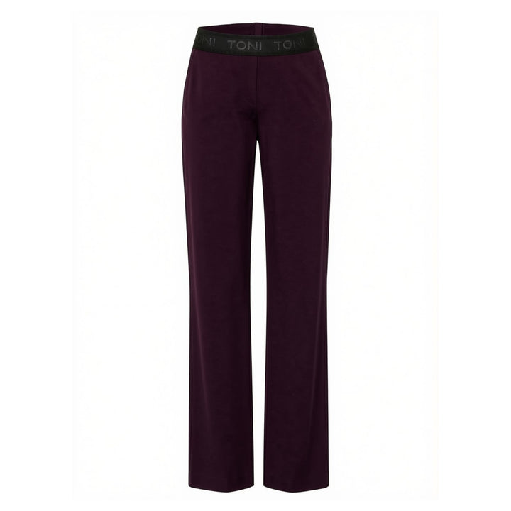 TONI Jenny Wide Leg Trousers Wine