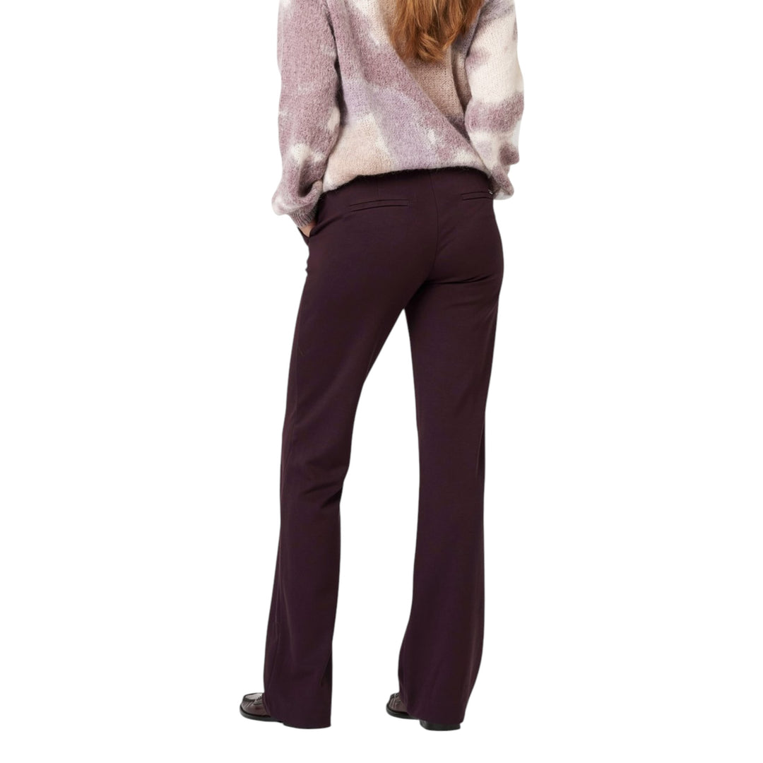 TONI Jenny Wide Leg Trousers Wine